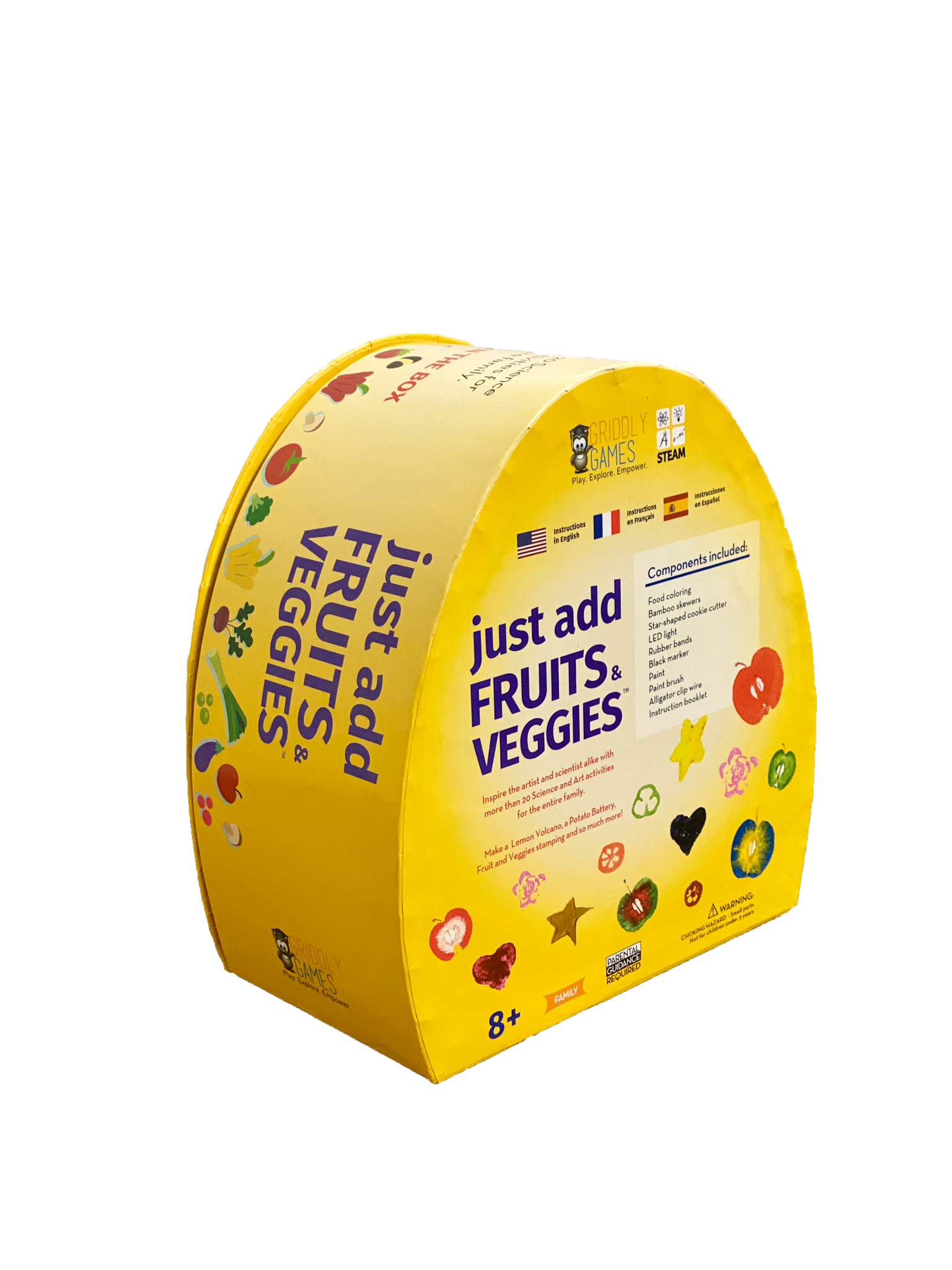 Just Add Fruits and Veggies STEAM Science & Art Kit