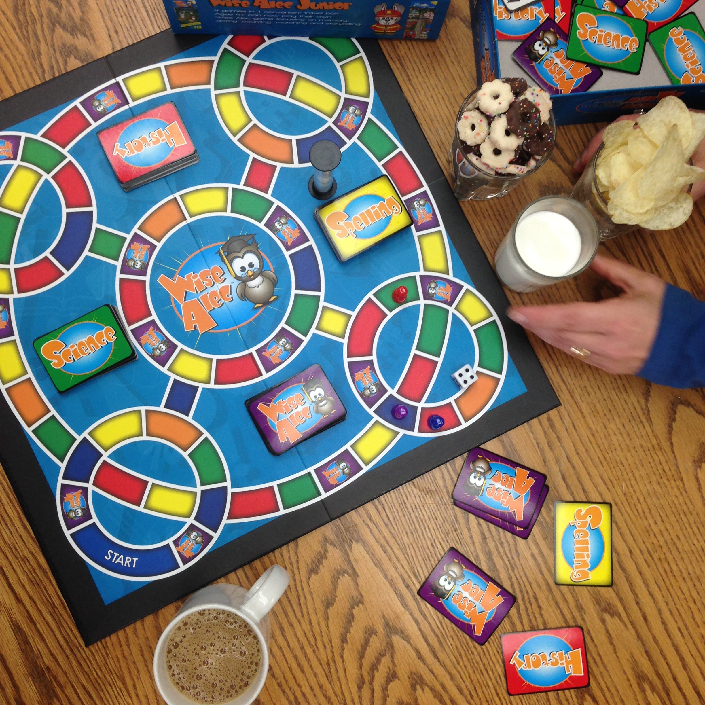 Wise Alec Family Trivia STEM Educational Board Game