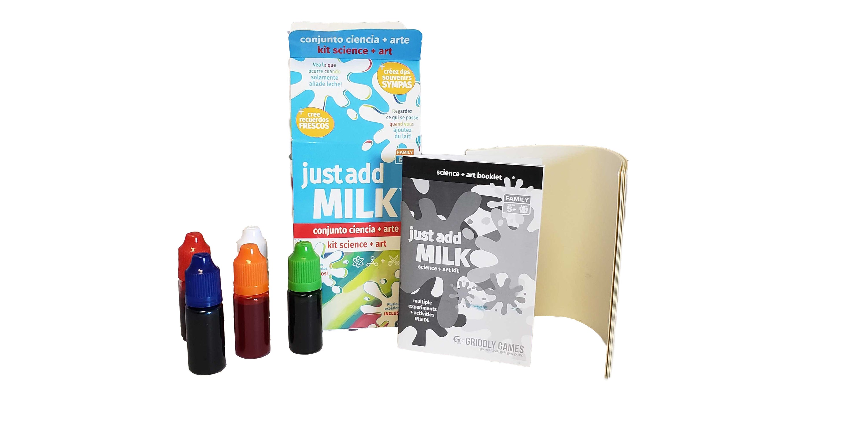 Just Add Milk | Colorful STEAM Science Kit for Kids