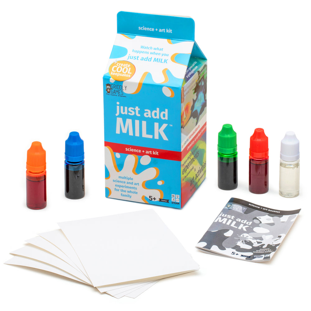 Just Add Milk | Colorful STEAM Science Kit for Kids