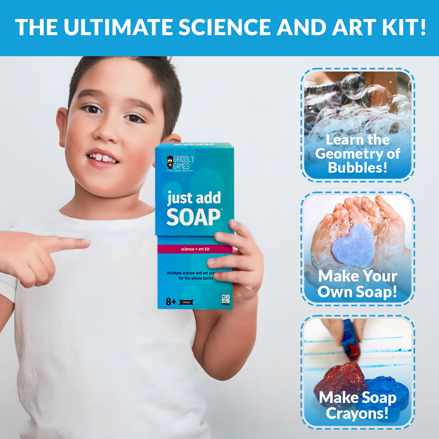Just Add Soap STEAM Science & Art Kit