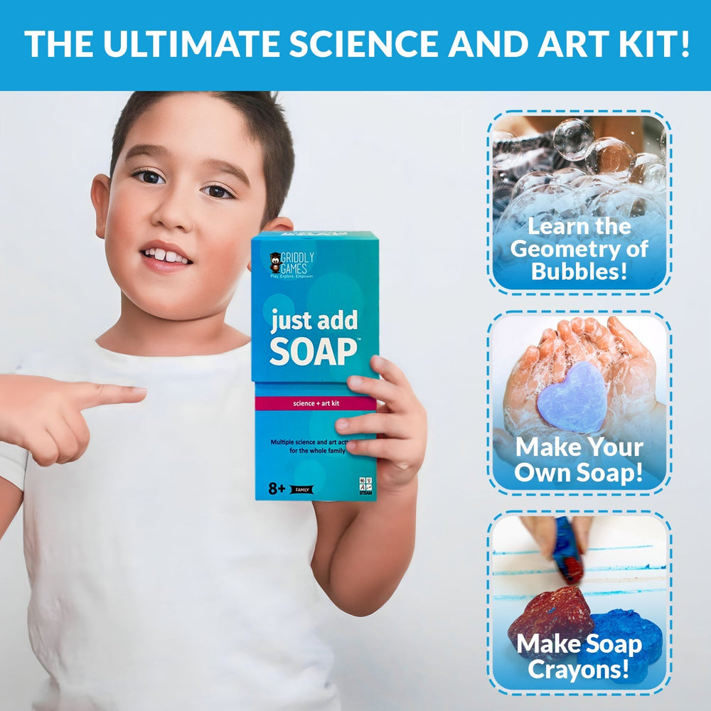 Just Add Soap STEAM Science & Art Kit (Distribution)