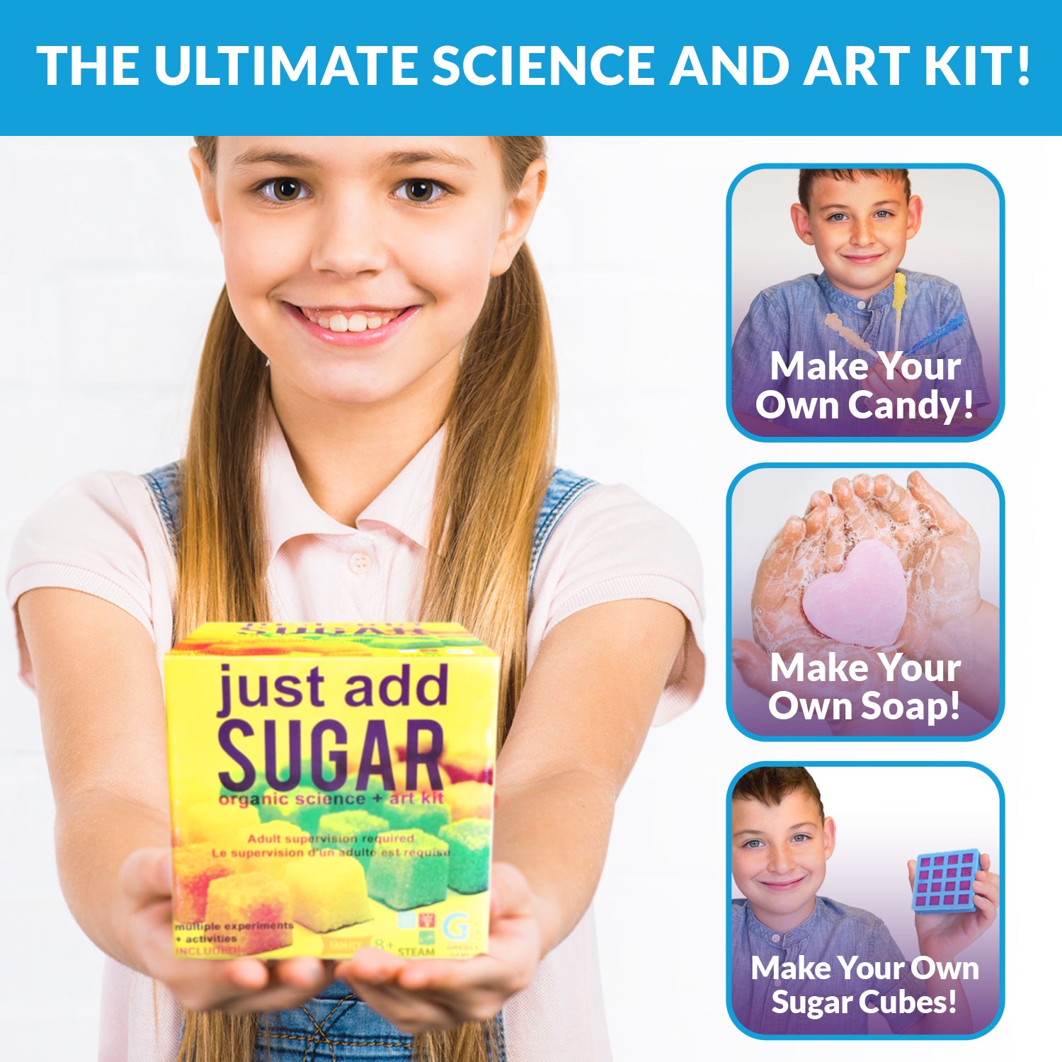Just Add Sugar STEAM Science & Art Kit