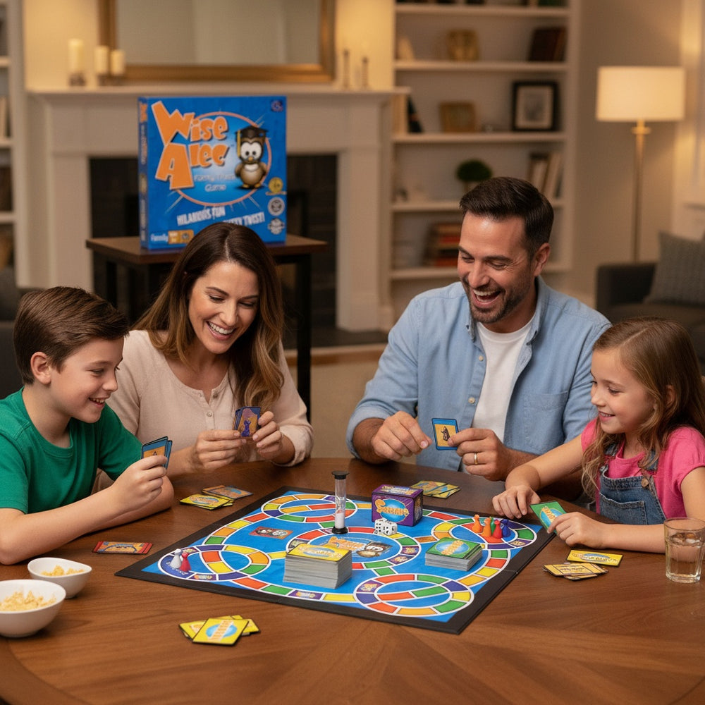 Wise Alec Family Trivia STEM Educational Board Game (Distribution)
