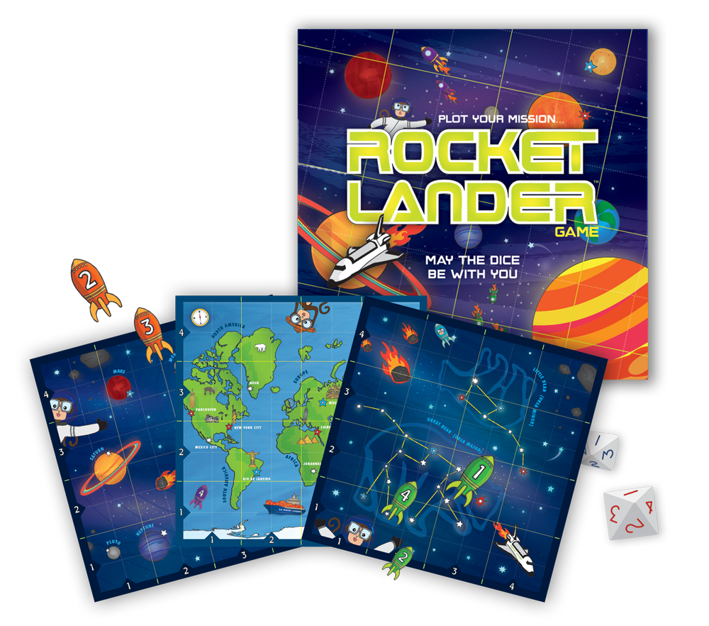 Rocket Lander STEM Strategy Board Game (Wholesale)