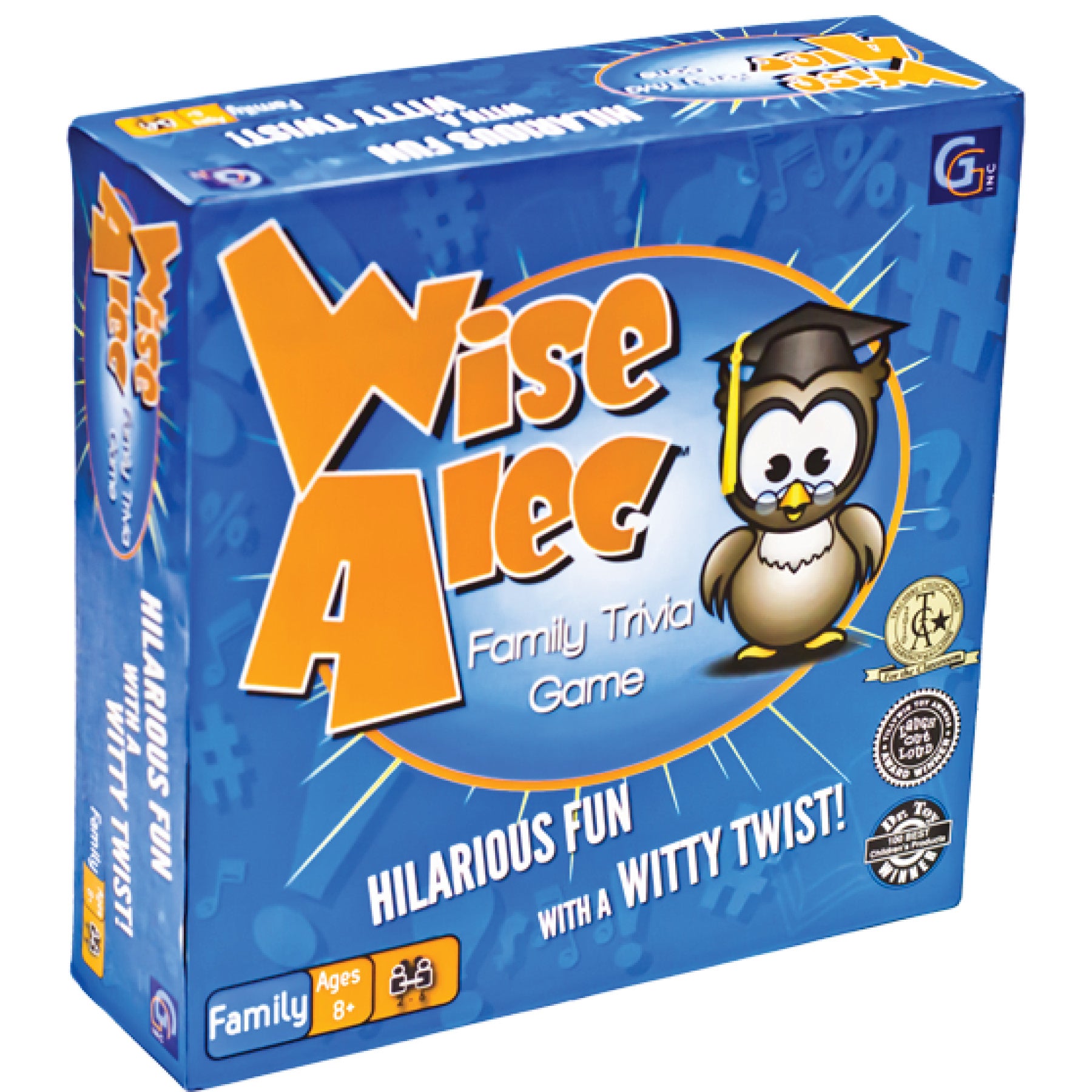 Wise Alec Family Trivia STEM Educational Board Game