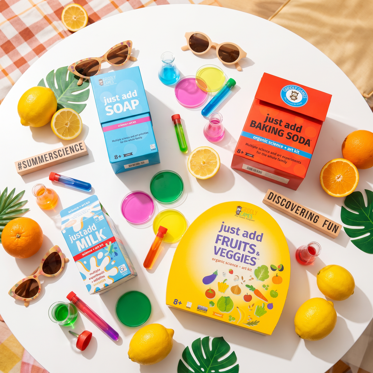 Griddly Kids science kits and educational toys